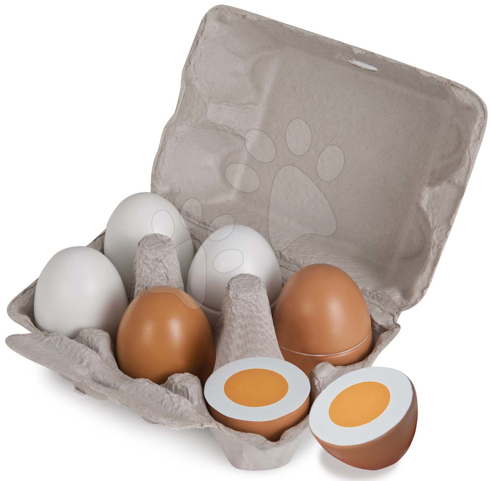 Dřevěná vajíčka s obalem Eggs Eichhorn s magnetickou funkcí