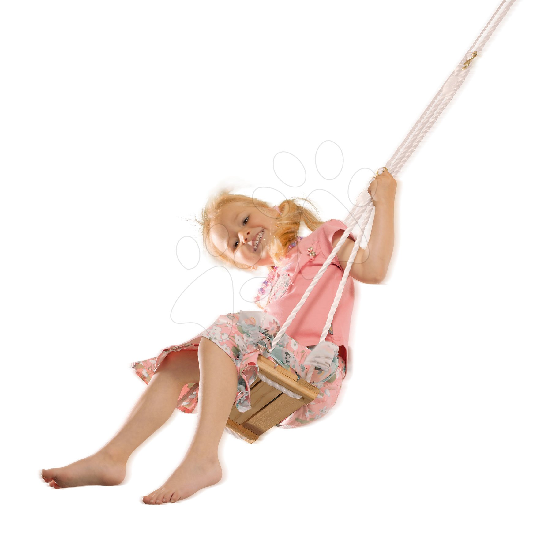 Balançoire En Bois Eichhorn – Jeu De Jardin Enfant | Hauteur Réglable 140-210 Cm | Pour Enfants Dès 3 Ans