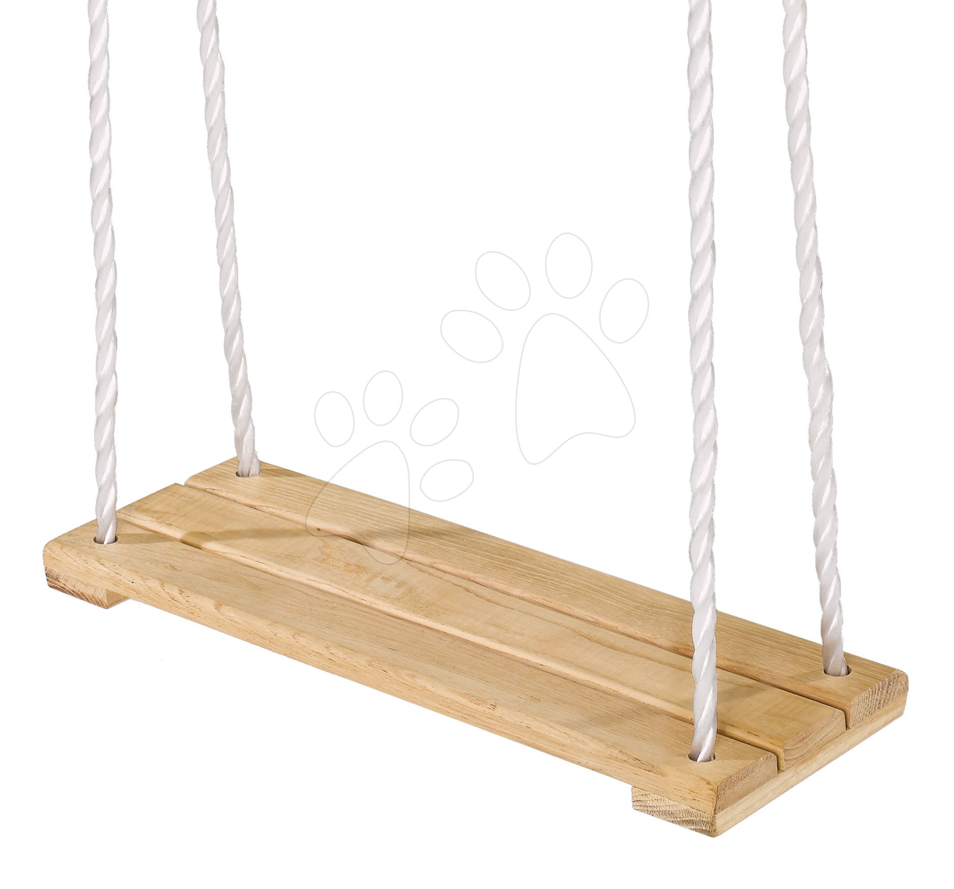 E-shop Drevená hojdačka plocha Plank Swing Outdoor Eichhorn prírodná 140-210 cm dĺžka 40*14 cm a 60 kg nosnosť