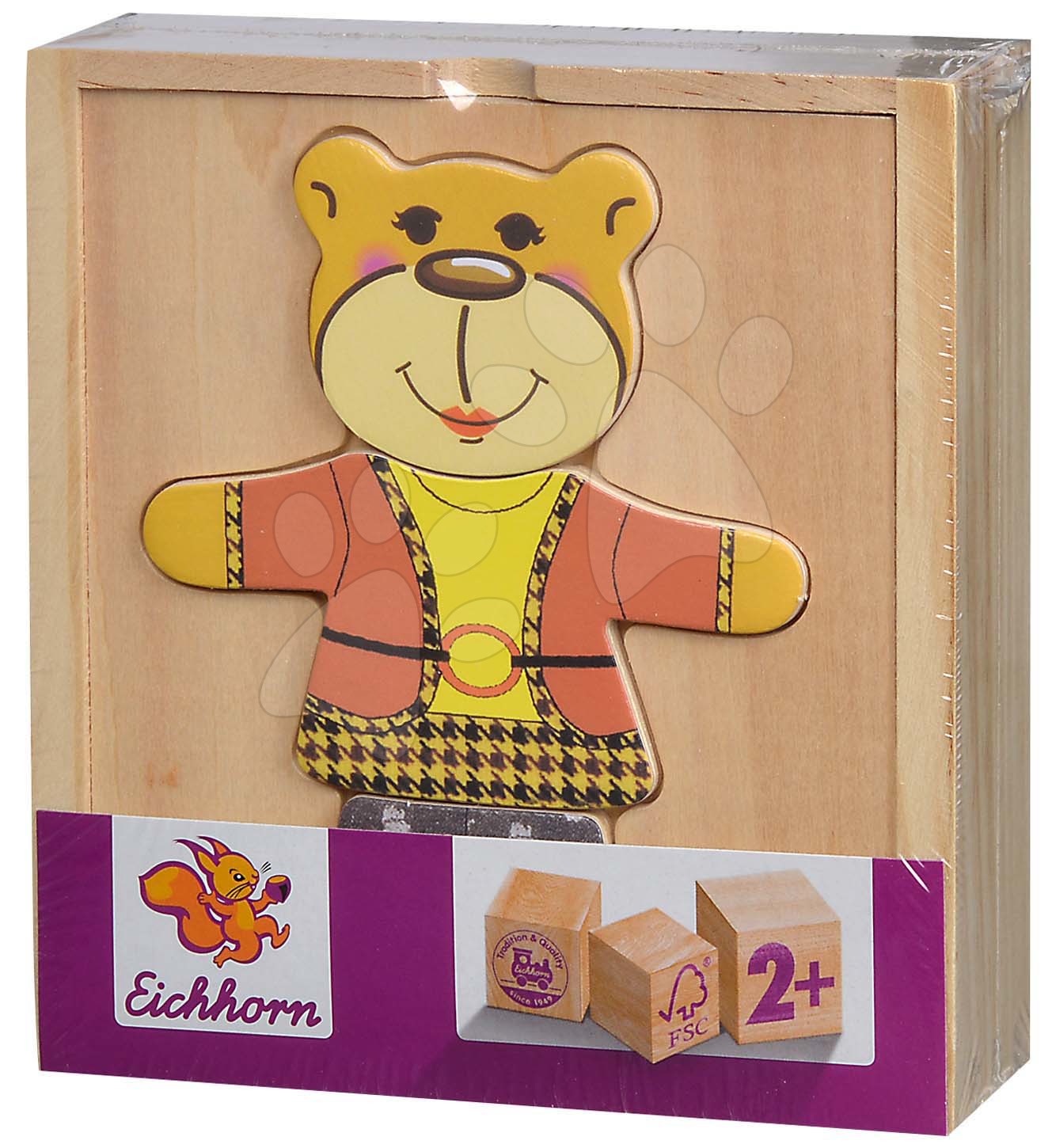 Puzzle En Bois Eichhorn - 5 Pièces - Mouton - Pour Enfants Dès 12 Mois