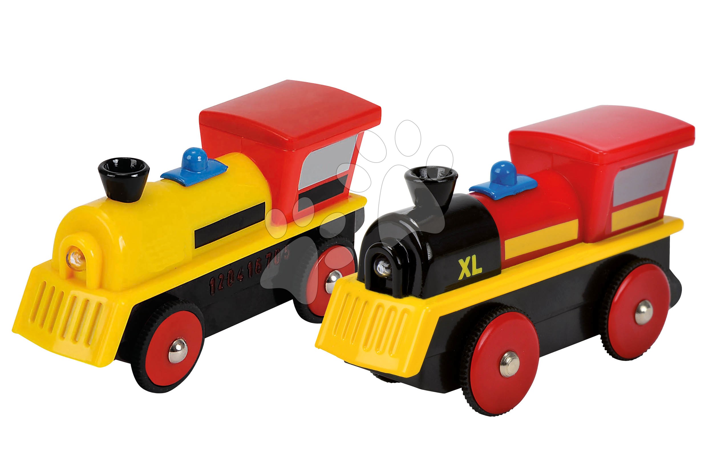 E-shop Náhradné diely k vláčikodráhe Train Battery Operated Locomotive Eichhorn lokomotíva so 4 elektronickými funkciami 10,5 cm dĺžka