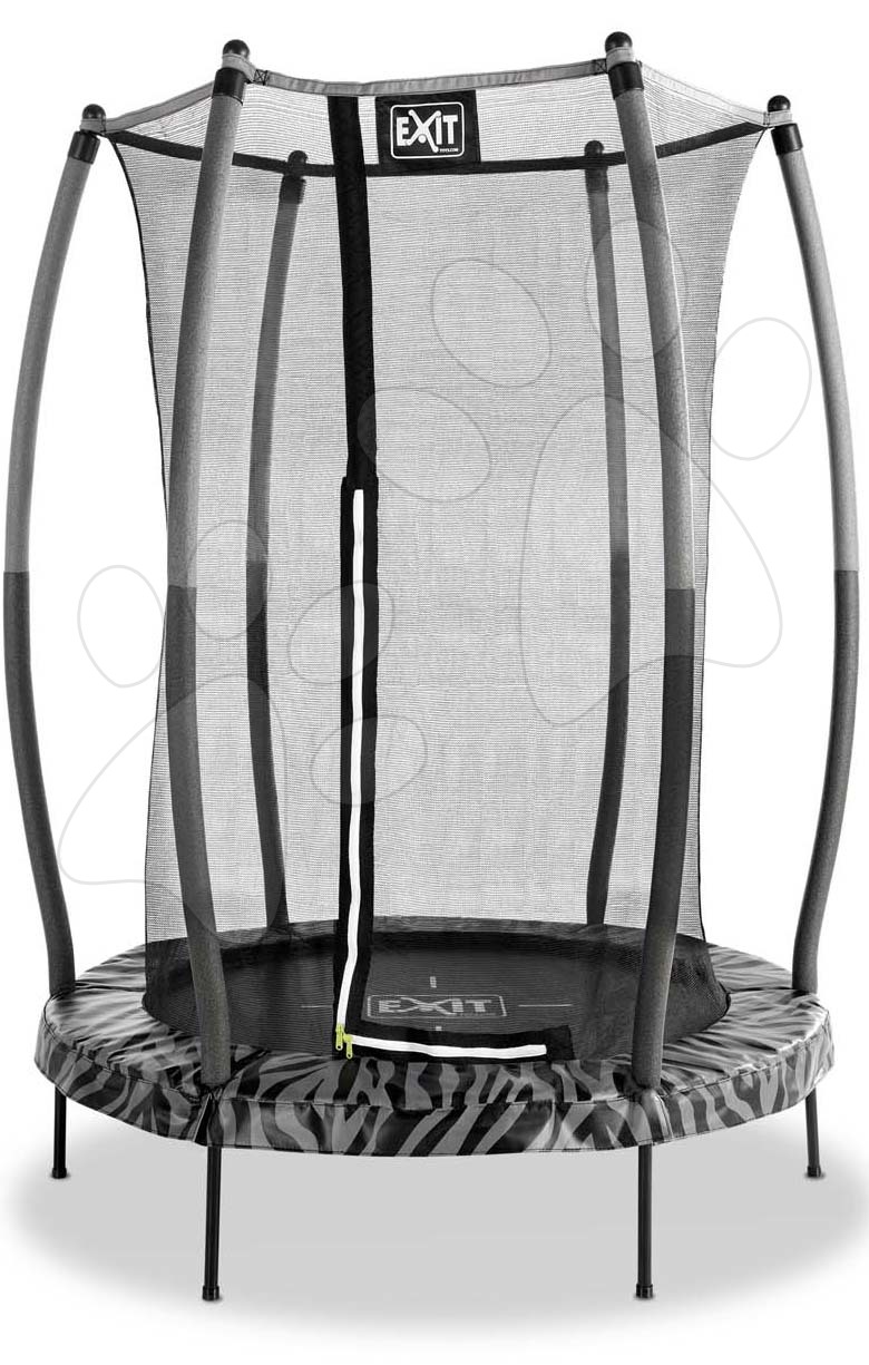 Trampolína s ochrannou sítí Tiggy Junior trampoline Exit Toys průměr 140 cm černá