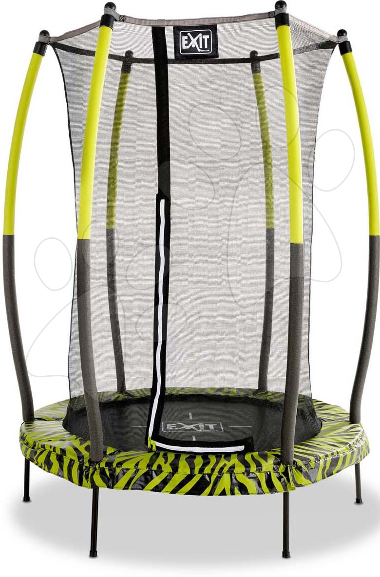 Trampolína s ochrannou sieťou Tiggy Junior trampoline Exit Toys priemer 140cm zelená