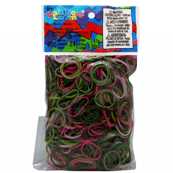 Rainbow Loom detské gumičky tmavý maskáčový mix 05622 