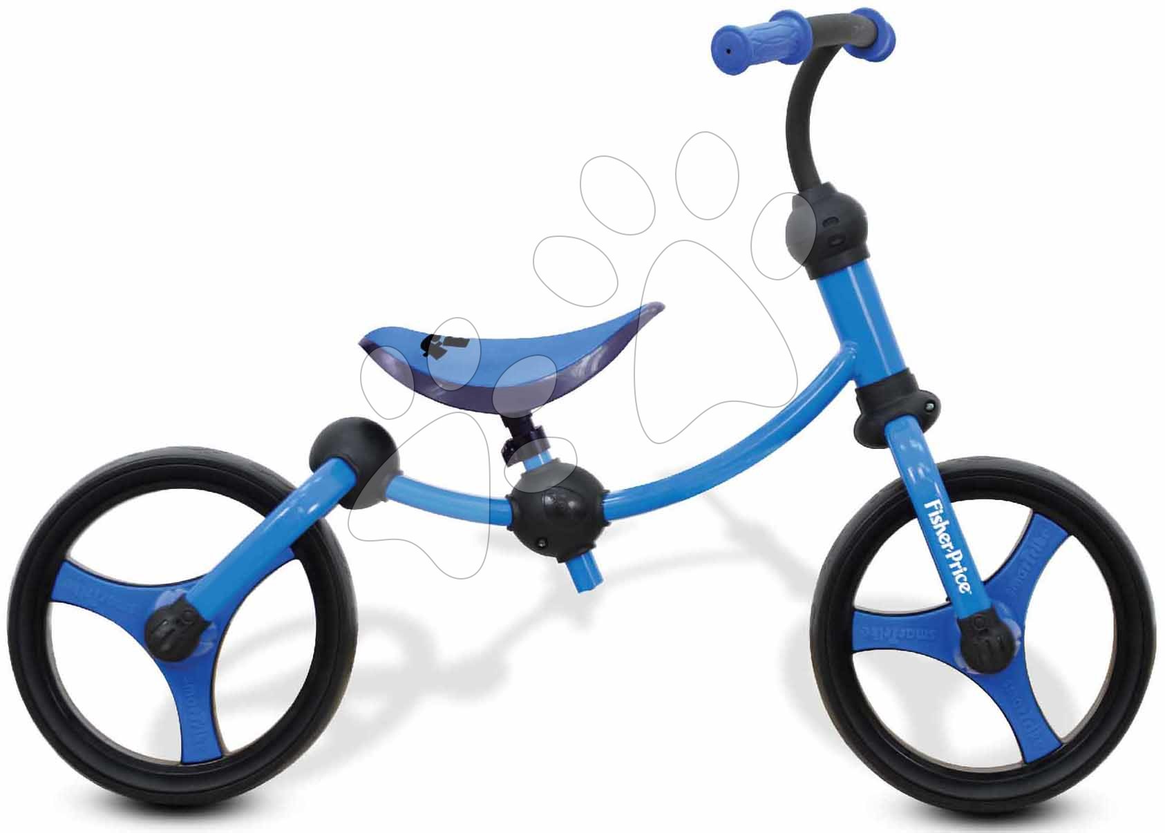 smarTrike dětské odrážedlo Fisher-Price Running Bike 2v1 1050033 modro-černé