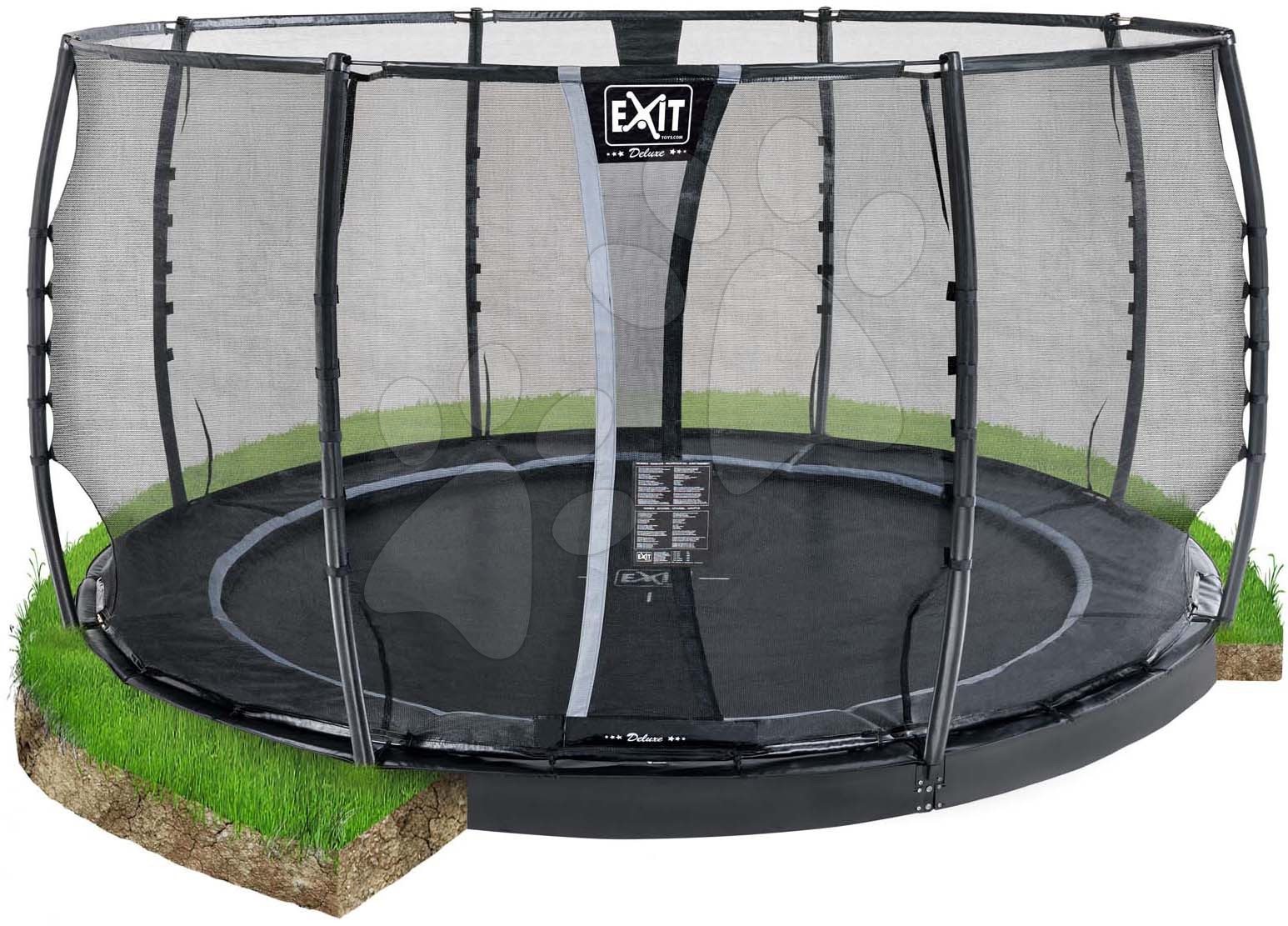 Rete Di Sicurezza Per Trampolino Da 1,8 M, Rete Perimetrale A 6 Pali Parti Di Alta Qualita Per Trampolini Tute Di Ricambio Facili Da Installare Per Esterni 88408960