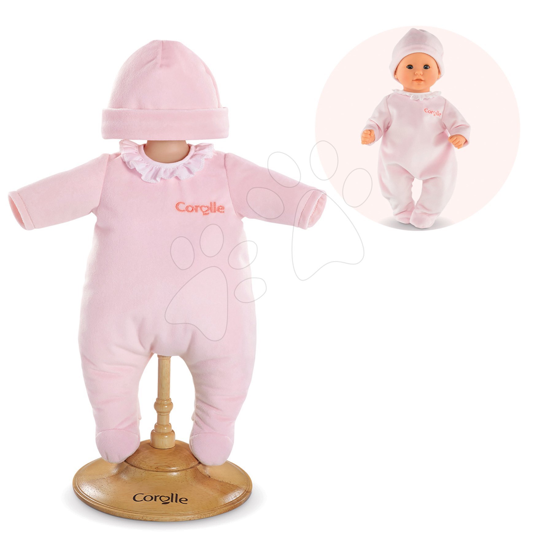 Pizsama Pyjama Pink Bébé Corolle 30 cm játékbabára 18 hó-tól