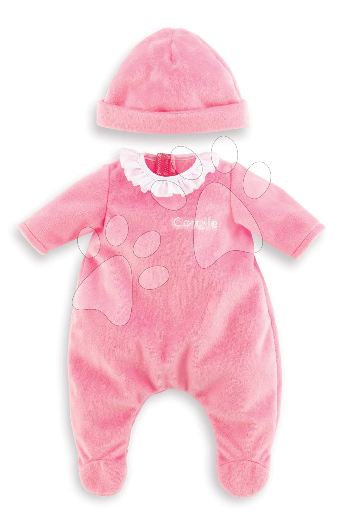 Oblečení Pajamas Pink & Hat Mon Premier Poupon Corolle pro 30 cm panenku od 18 měsíců