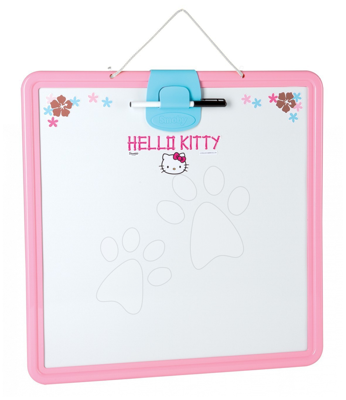 Staré položky - Tabuľa Hello Kitty tabuľa magnetická Smoby na zavesenie s 12 doplnkami