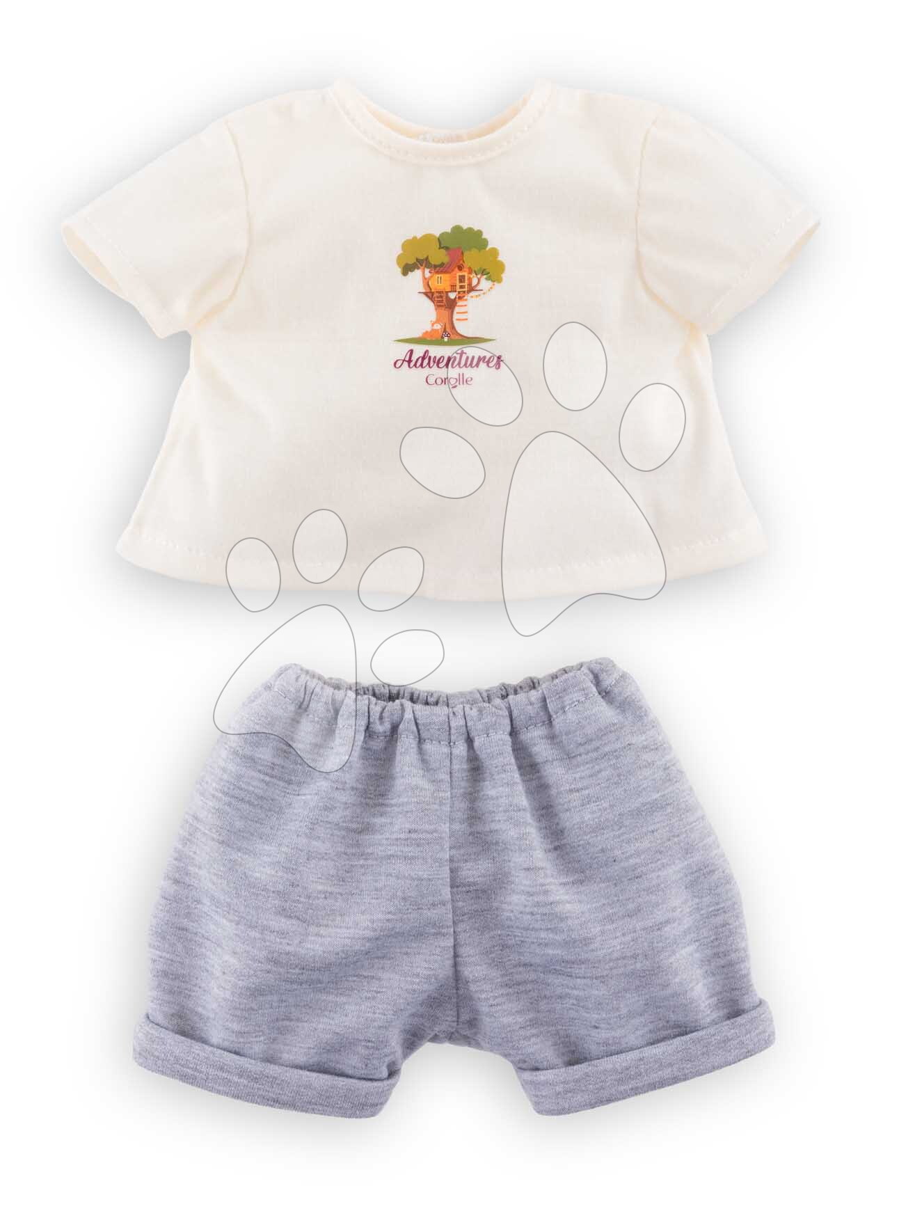 Trikó és rövidnaci T-Shirt & Short Little Explorer Mon Premier Poupon Corolle 30 cm játékbabának 18 hó-tól