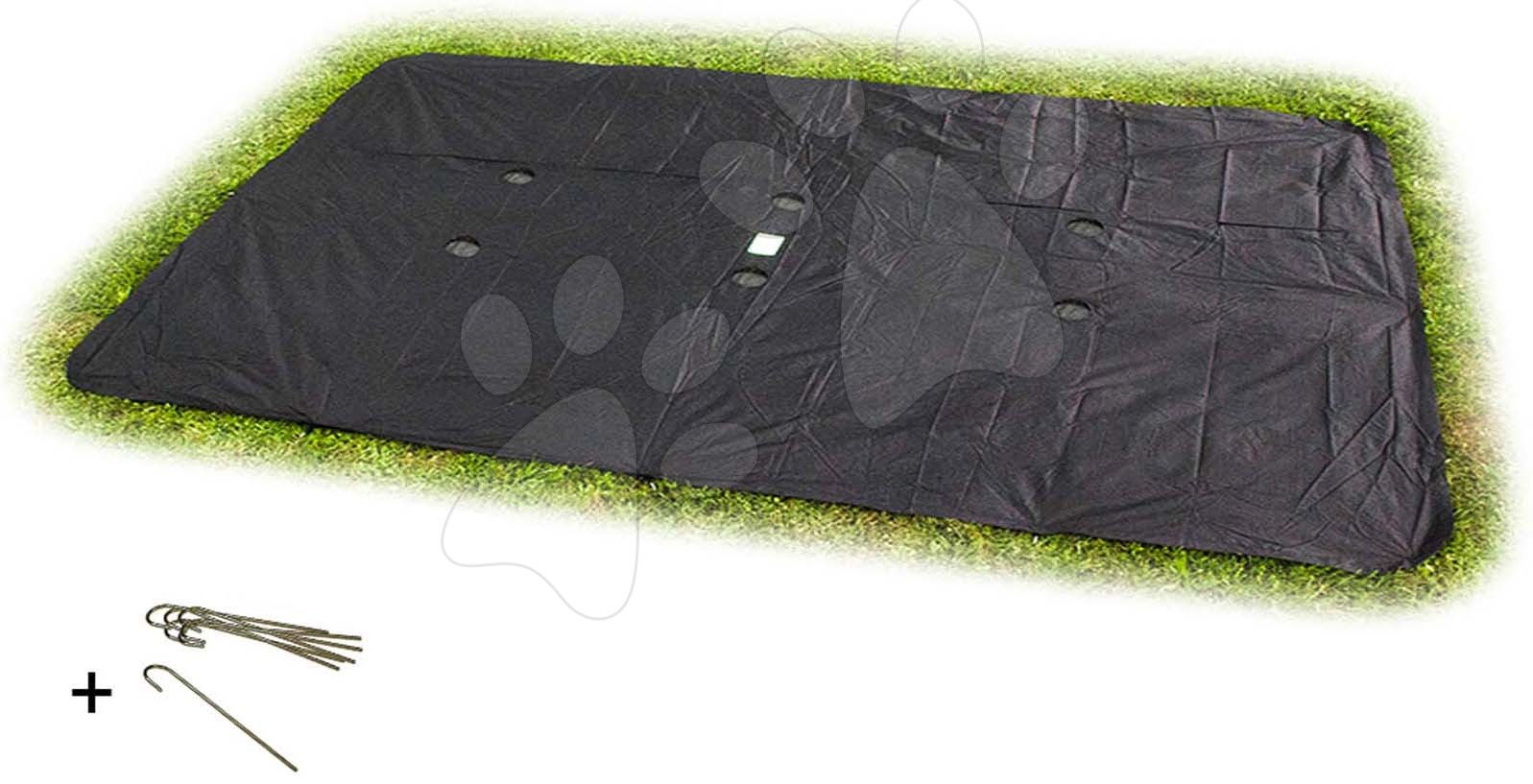 Takaróponyva Weather Cover Ground Level trampoline rectangular Exit Toys trambulinokra 244*427 cm méretekkel