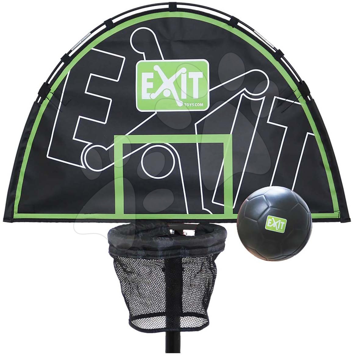 Basketbalový koš na trampolíny Trampoline Basket Exit Toys s pěnovým míčem