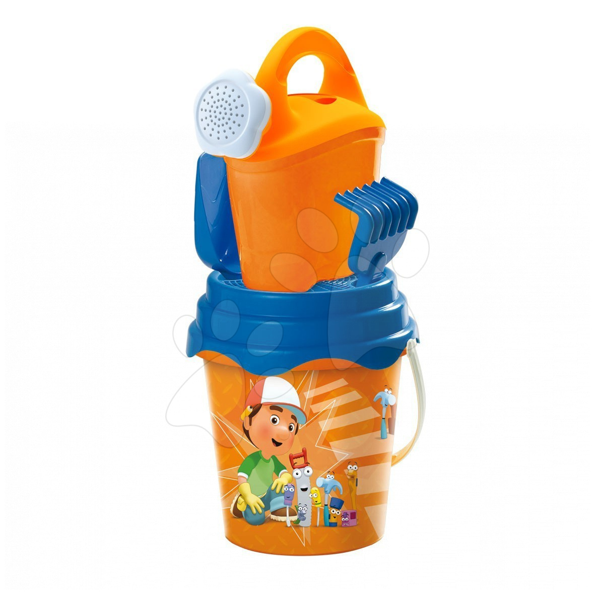 E-shop Mondo vedro set s krhlou Handy Manny 18839 oranžovo-modrý