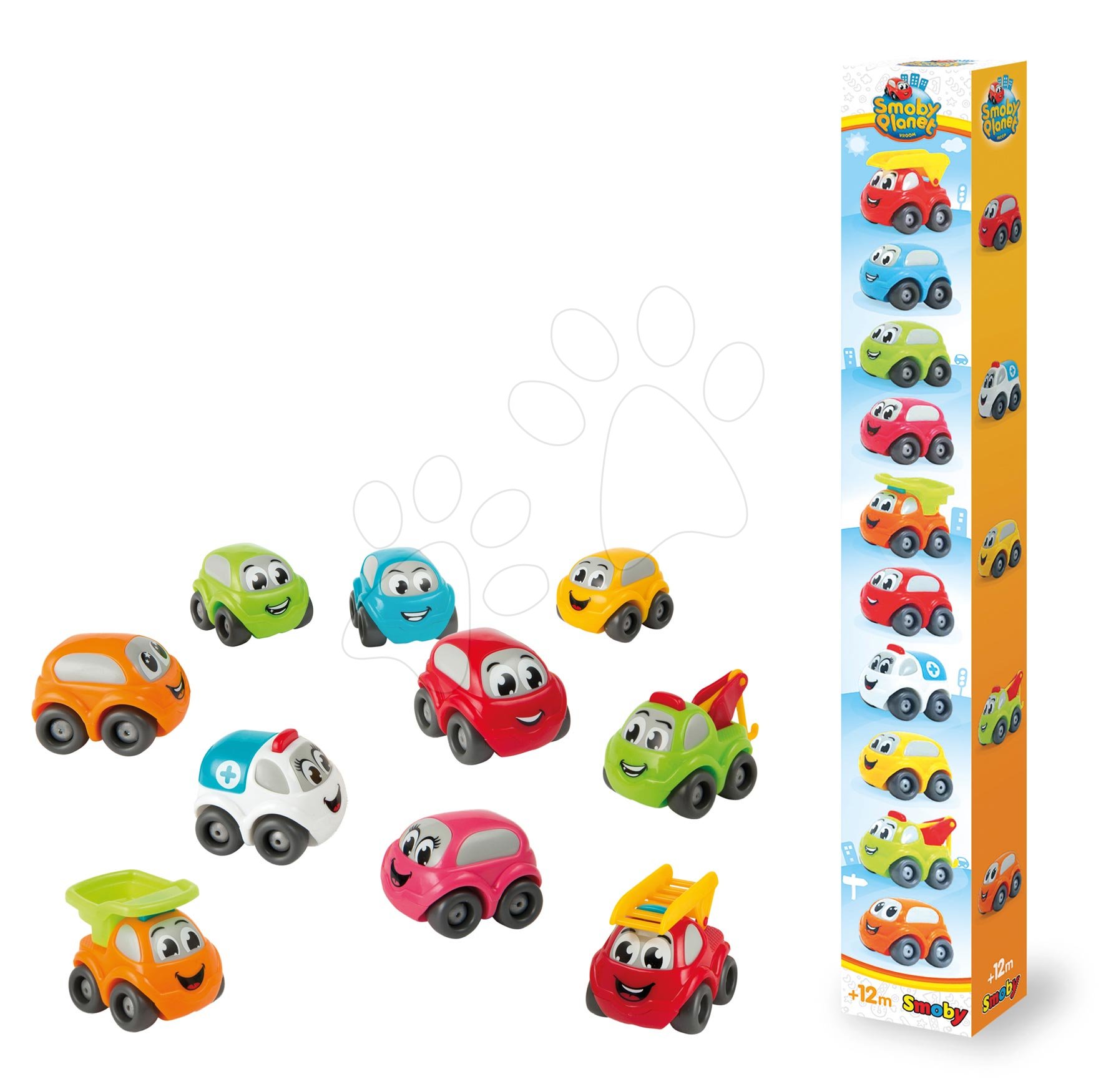 E-shop Autíčka Bubble Car Tube Vroom Planet Smoby 10 druhov osobné a pracovné od 12 mes