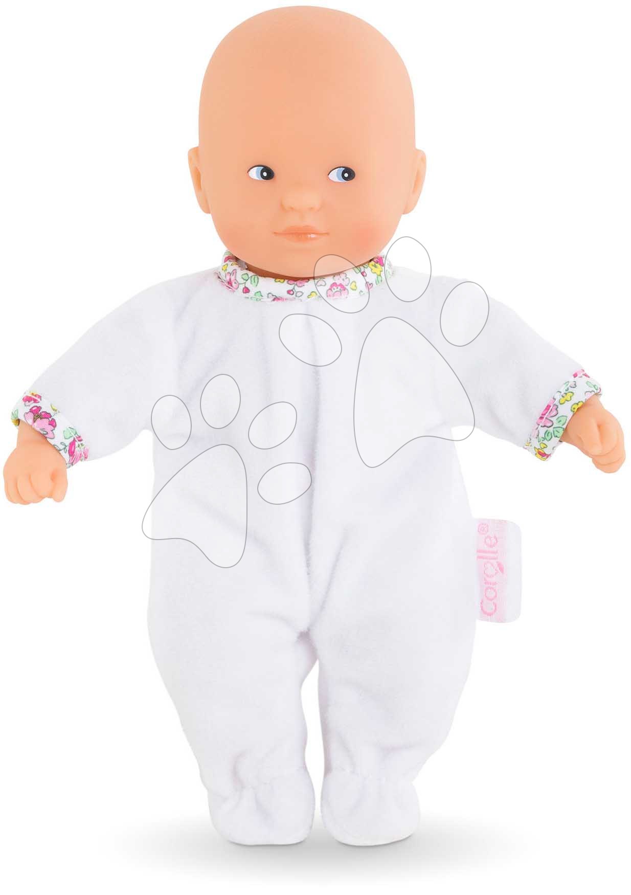 Panenka Mini Calin Good Night Blossom Garden Corolle s modrýma očima pyžamem a vakem na spaní 20 cm od 18 měsíců