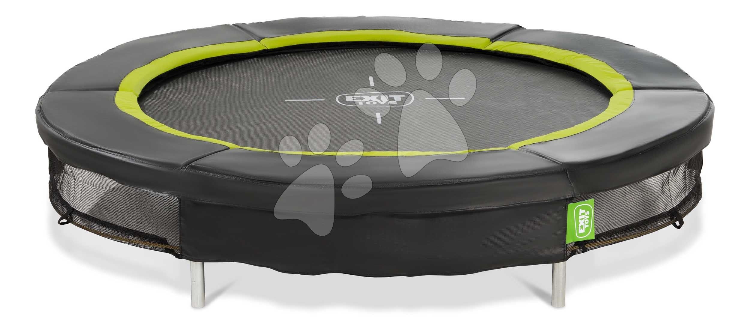 Trampolína Silhouette Ground Sports Exit Toys prízemná okrúhla 183 cm priemer čierna