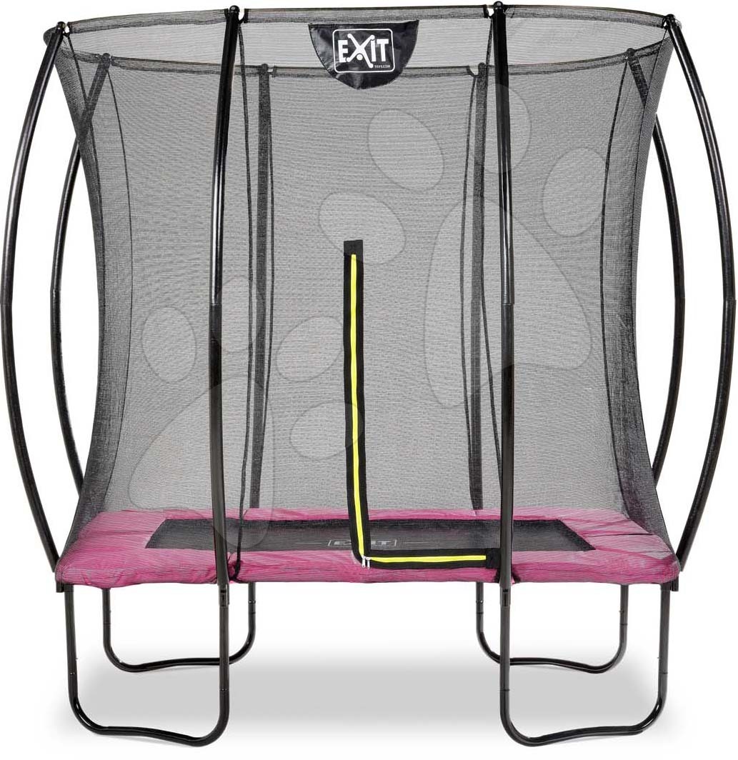 Trampolína s ochrannou sieťou Silhouette trampoline Pink Exit Toys 153*214 cm ružová