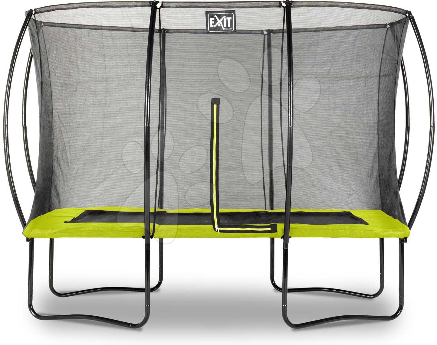 Trampolíny s ochrannou sítí - Trampolína s ochrannou sítí Silhouette trampoline Exit Toys 214*305 cm zelená