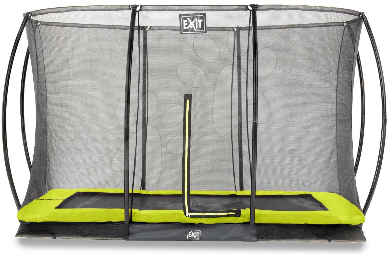 EXIT Silhouette ground trampoline with net