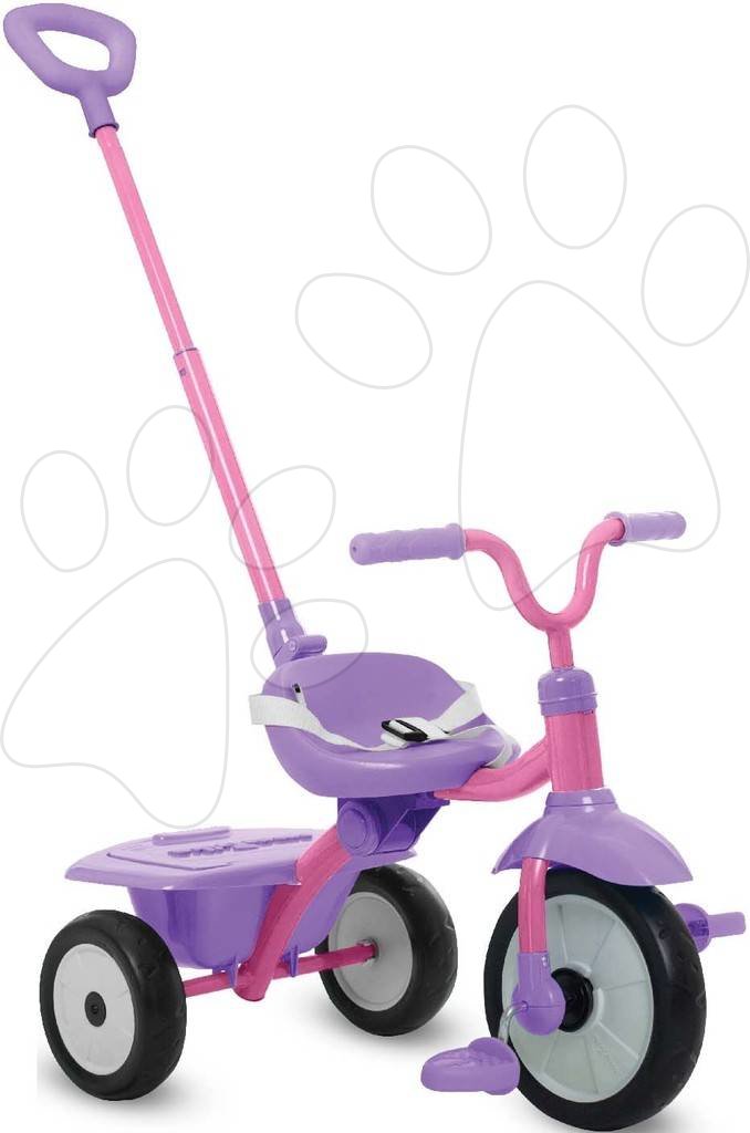 Tříkolka skládací Folding Fun Trike 2in1 Pink smarTrike růžová s bezpečnostním pásem od 15 měsíců