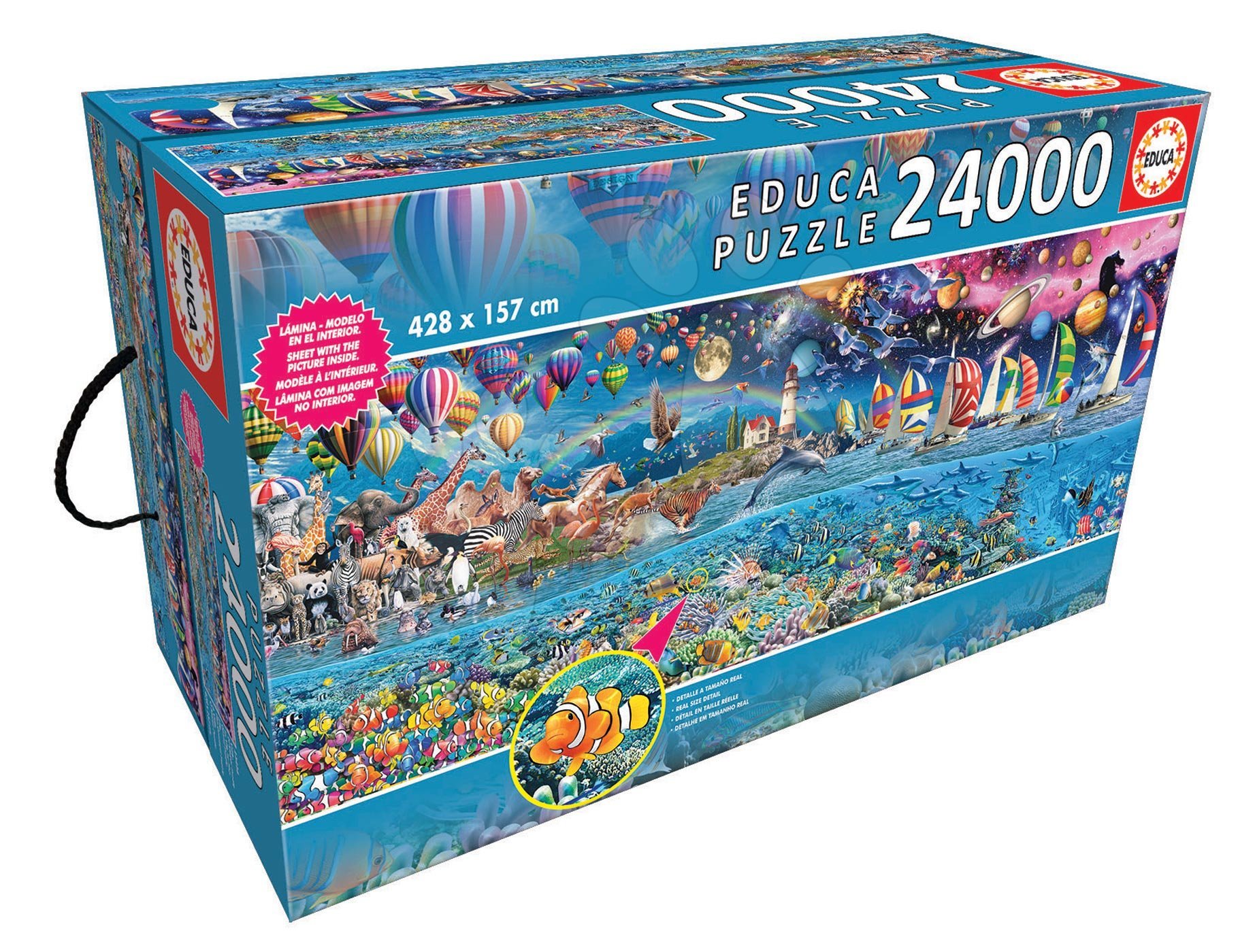 E-shop Educa Puzzle Život 24 000 dielov 13434 farebné