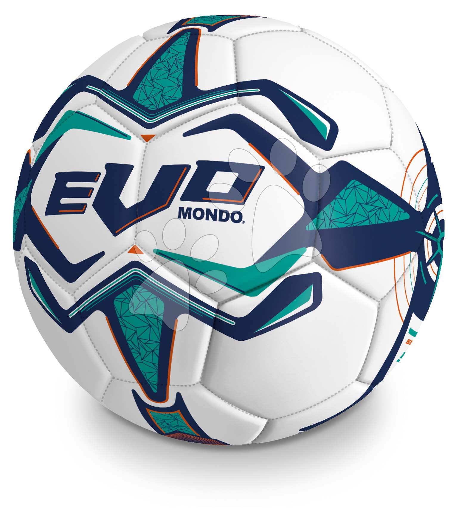 E-shop Futbalová lopta šitá EVO Mondo veľkosť 5 váha 350 g