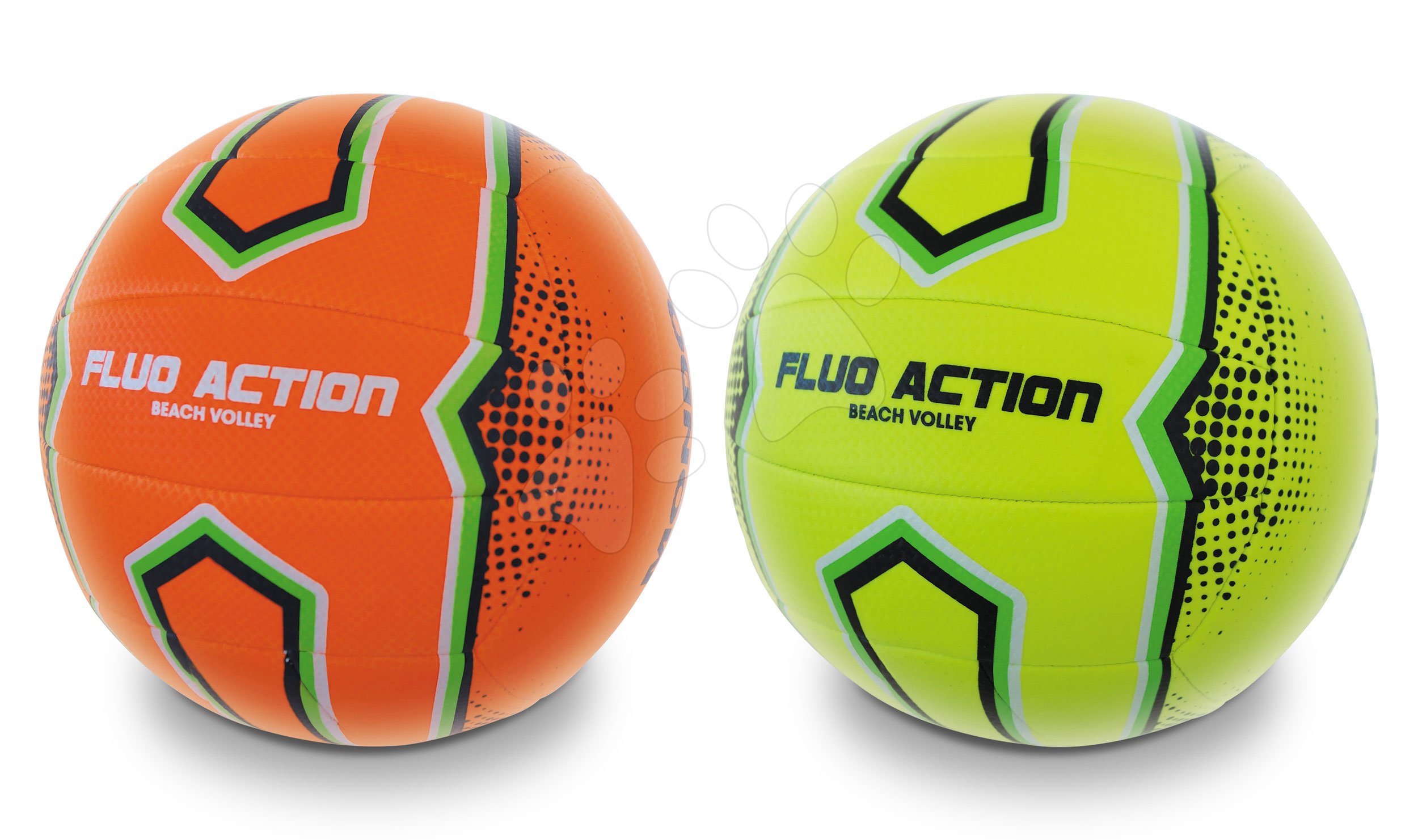 Sportovní míče - Volejbalový míč šitý Beach Volley Fluo Action Mondo velikost 5