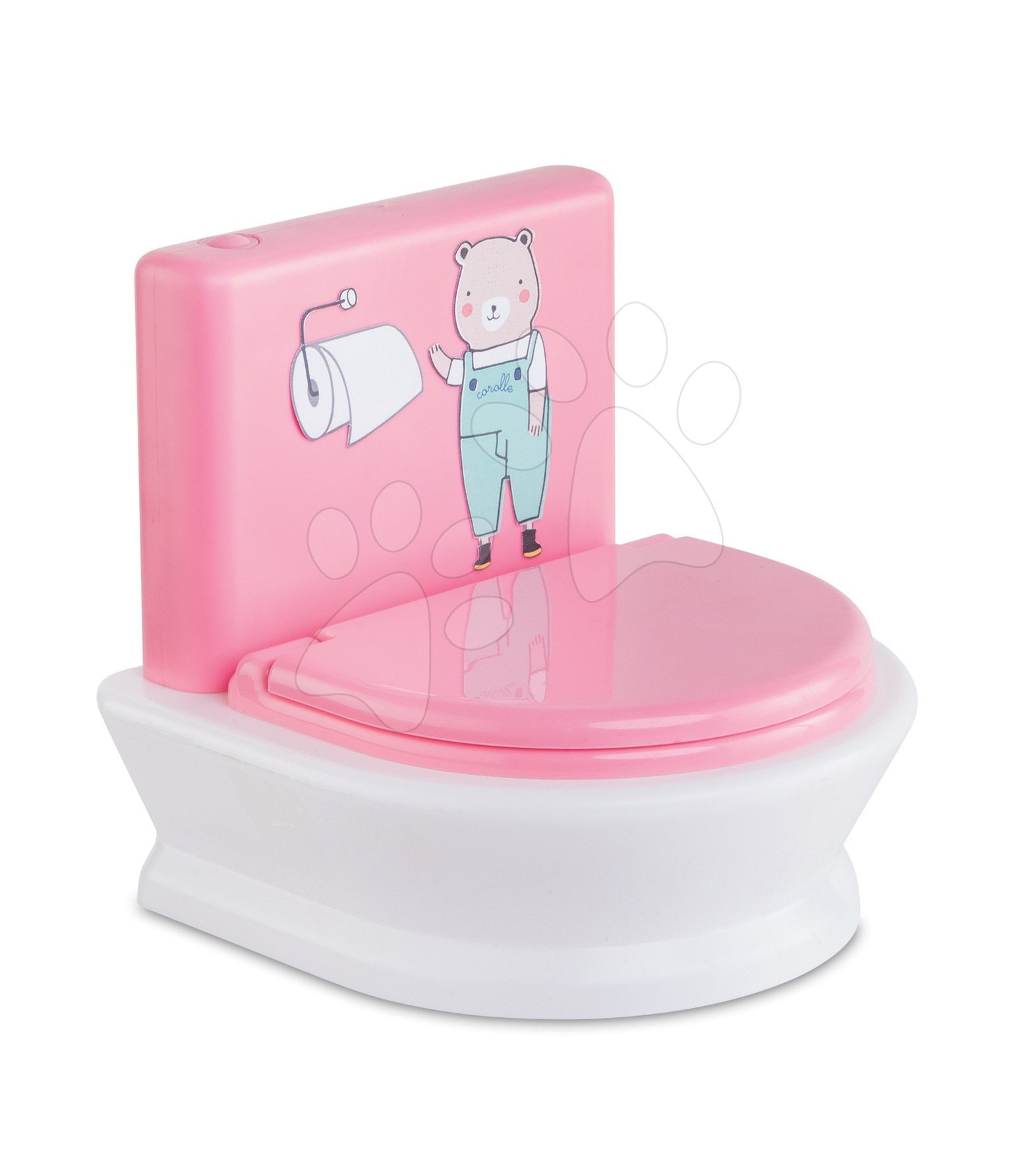 Öblíthető toalett Interactive Toilet Mon Grand Poupon Corolle 36-42 cm játékbabának 3 évtől