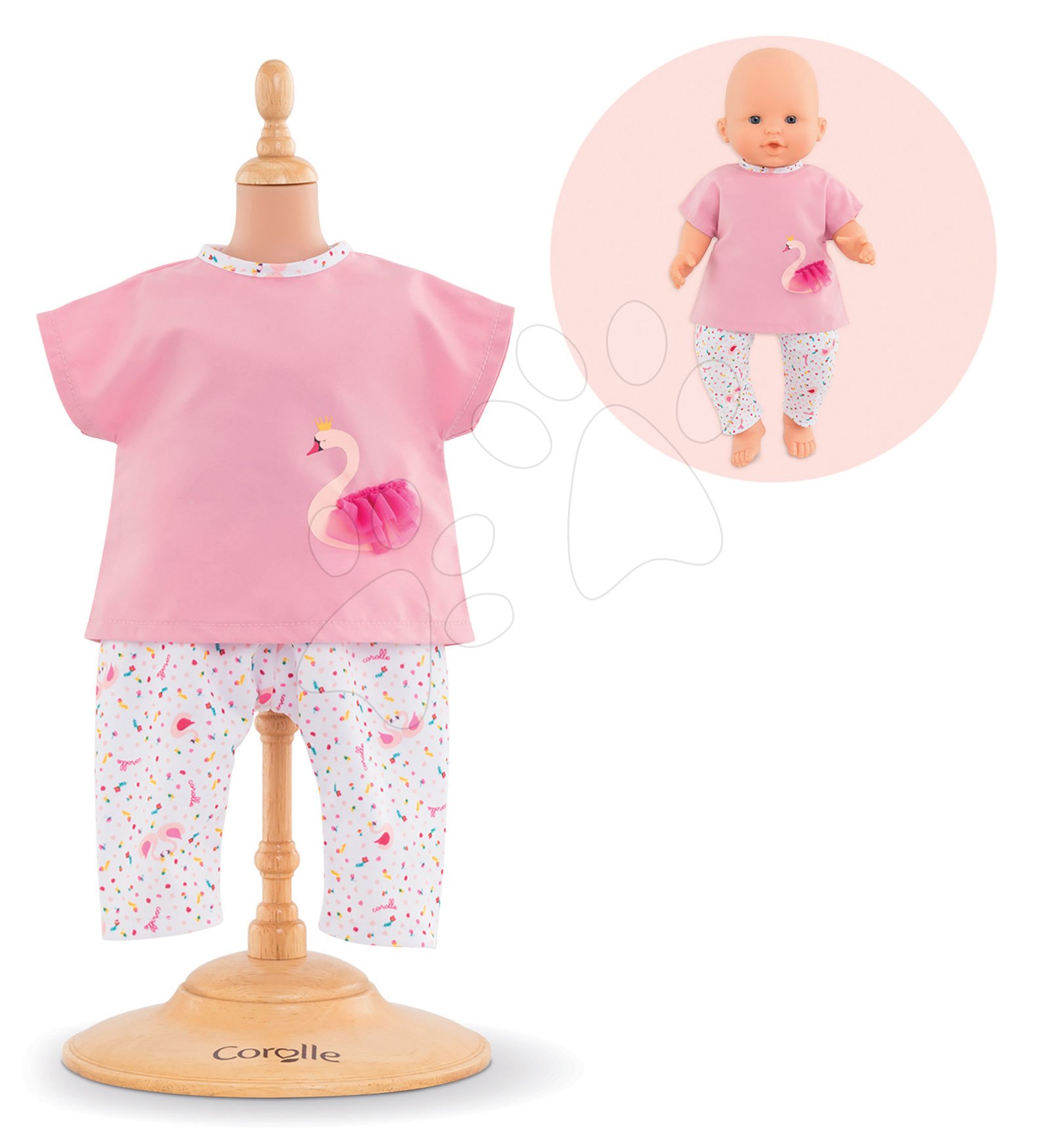 Ruha szett Outfits set Swan Royale Mon Grand Poupon Corolle 36 cm játékbaba részére 24 hó-tól