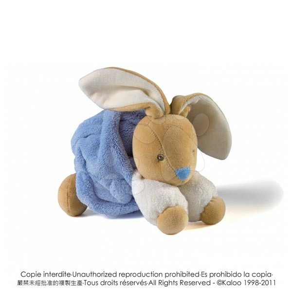 E-shop Kaloo plyšový zajko Plume-Indigo Rabbit 969470 modrý