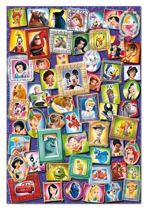 Puzzle 1000 dielne - Puzzle Disney Parade Educa 1000 dielov