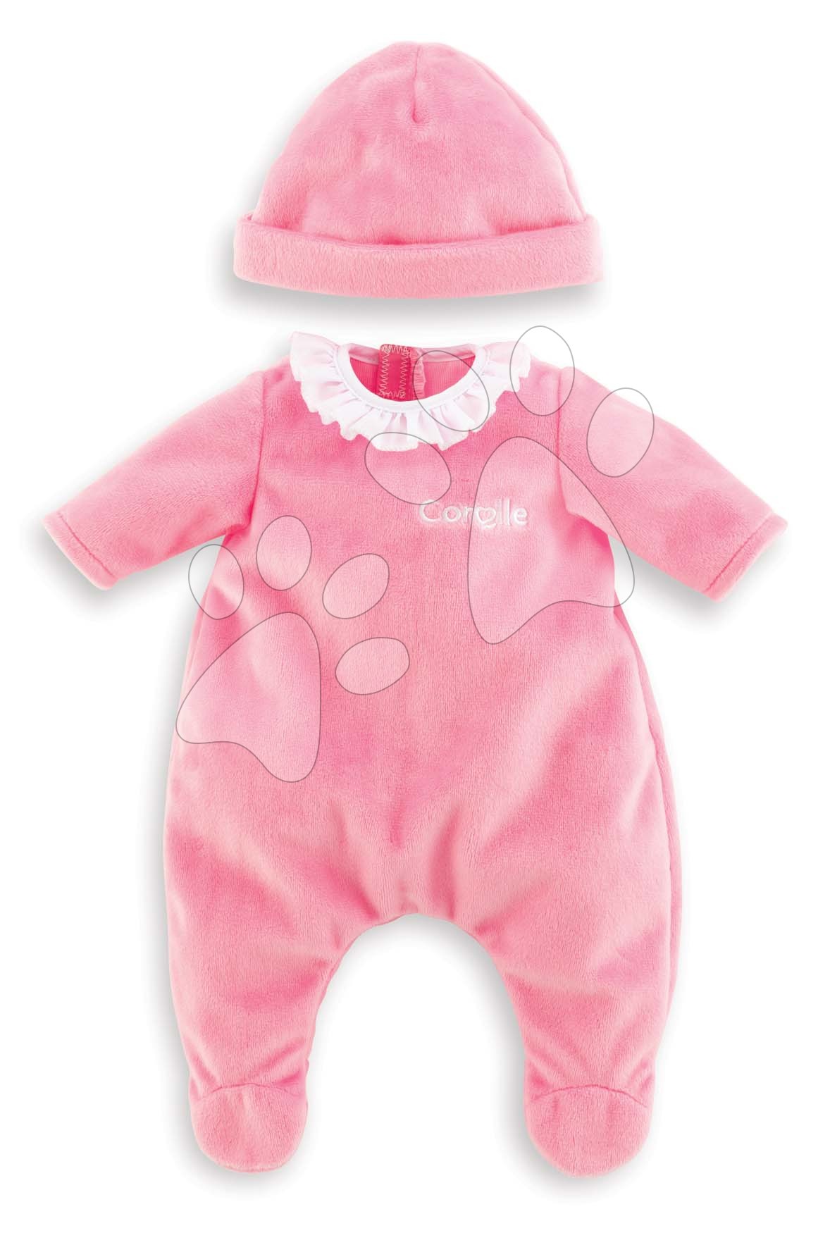 Pizsama Pajamas Pink & Hat Mon Grand Poupon Corolle 36 cm játékbabának 24 hó-tól