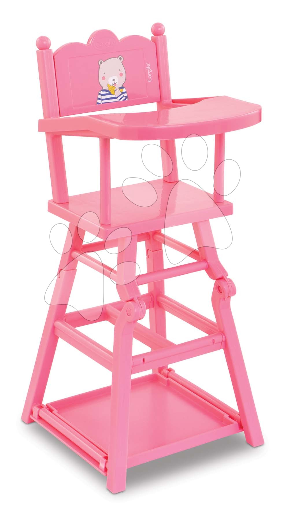 Jedálenská stolička High Chair Pink Corolle pre 36-42 cm bábiku ružová