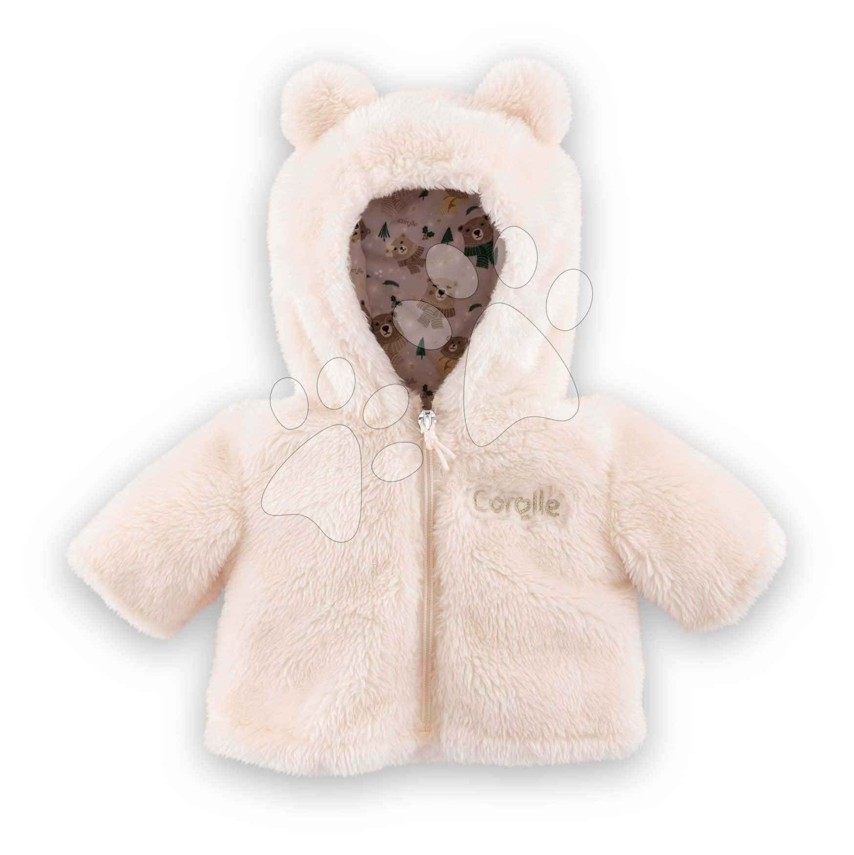 Kabát játékbabának Coat Enchanted Woods Mon Grand Poupon Corolle 36 cm játékbabának 24 hó-tól