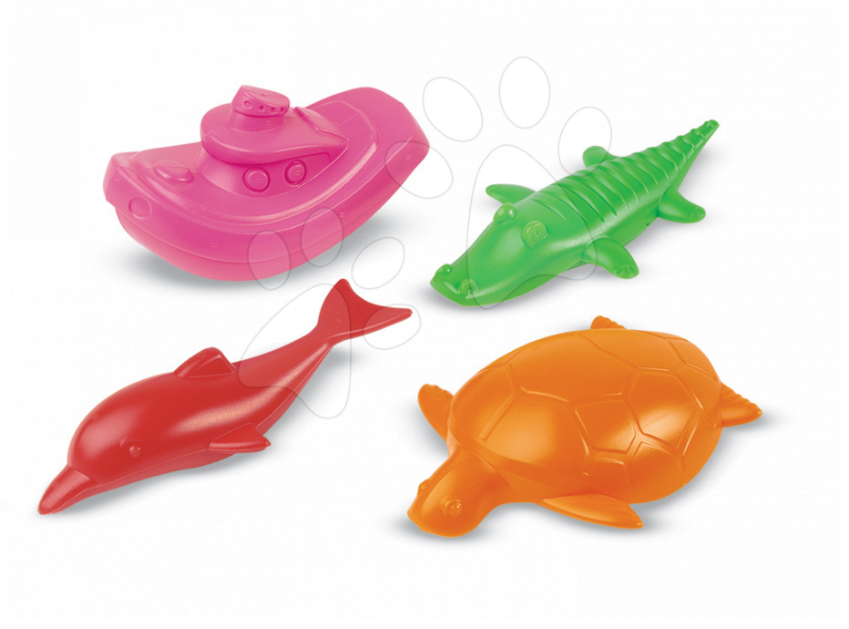 Hračky do vane - Zvieratká do vody Écoiffier plastové 4 kusy farebné od 18 mes