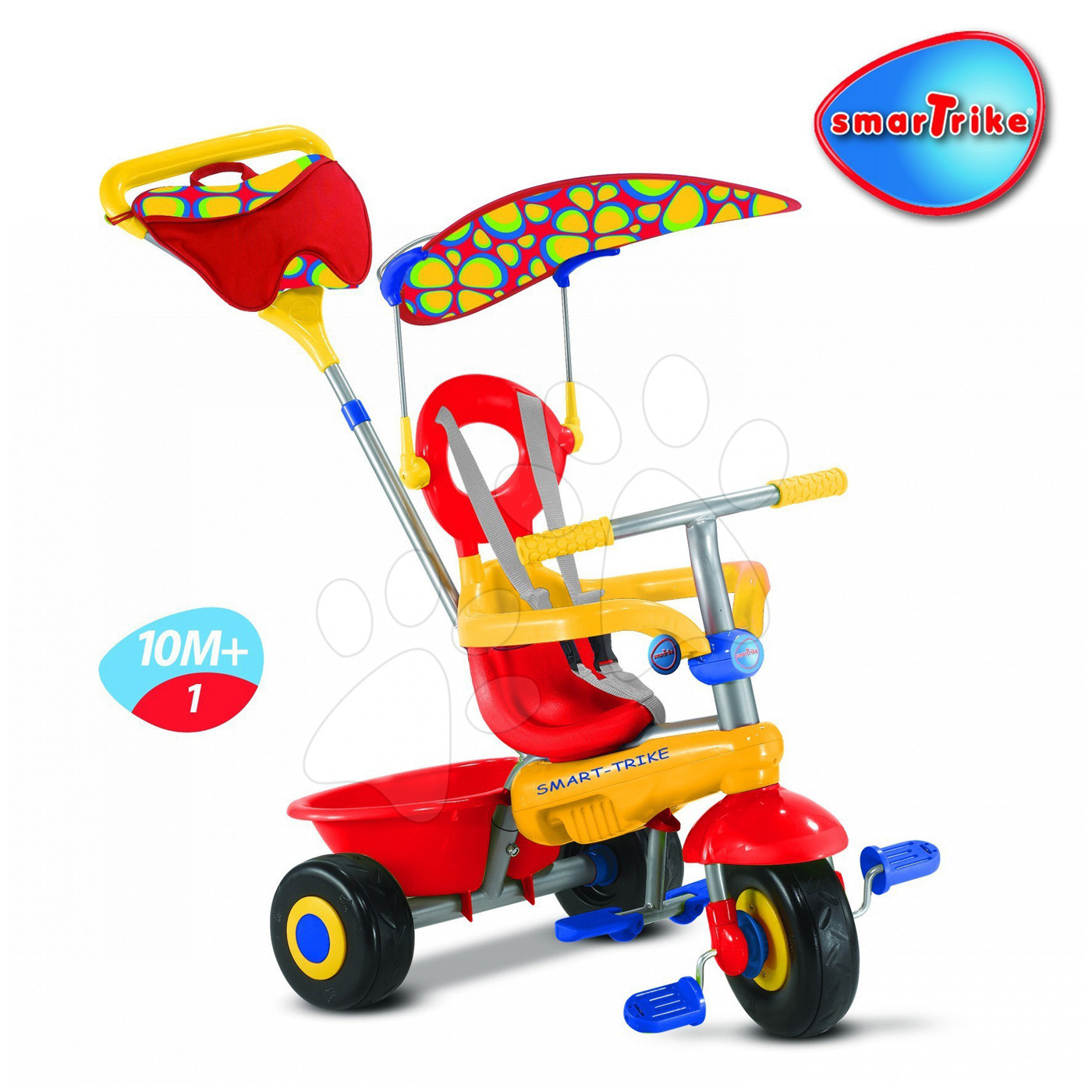 E-shop smarTrike trojkolka Plus Fresh 1460100 červeno-žltá