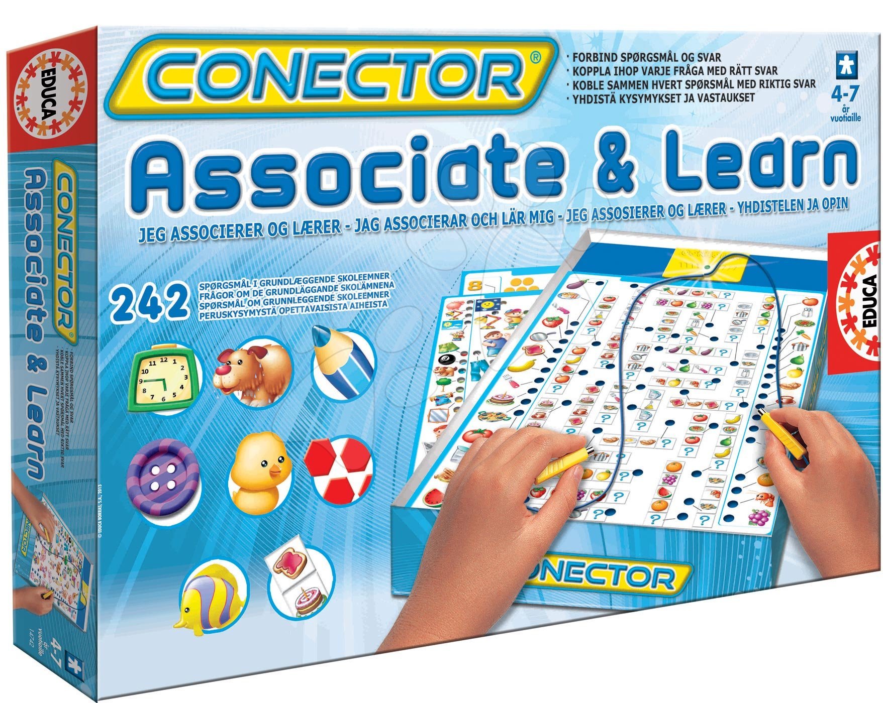 Cudzojazyčné spoločenské hry - Spoločenská hra Conector Educa 