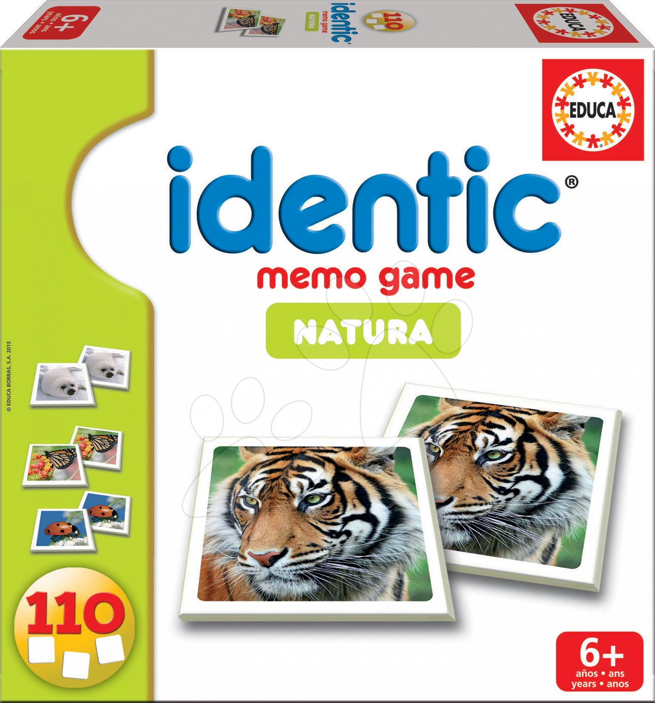 Educa gyermek pexeso Natura állatok 110 db 14783 Educa gyermek pexeso Natura állatok 110 db 14783