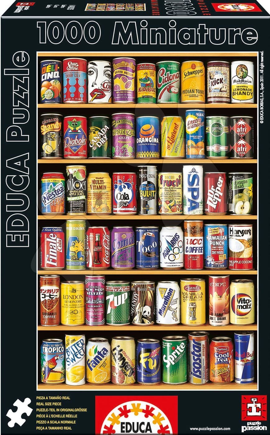 Educa Puzzle 1000 PC Cans Ref 14835 Miniature for sale online