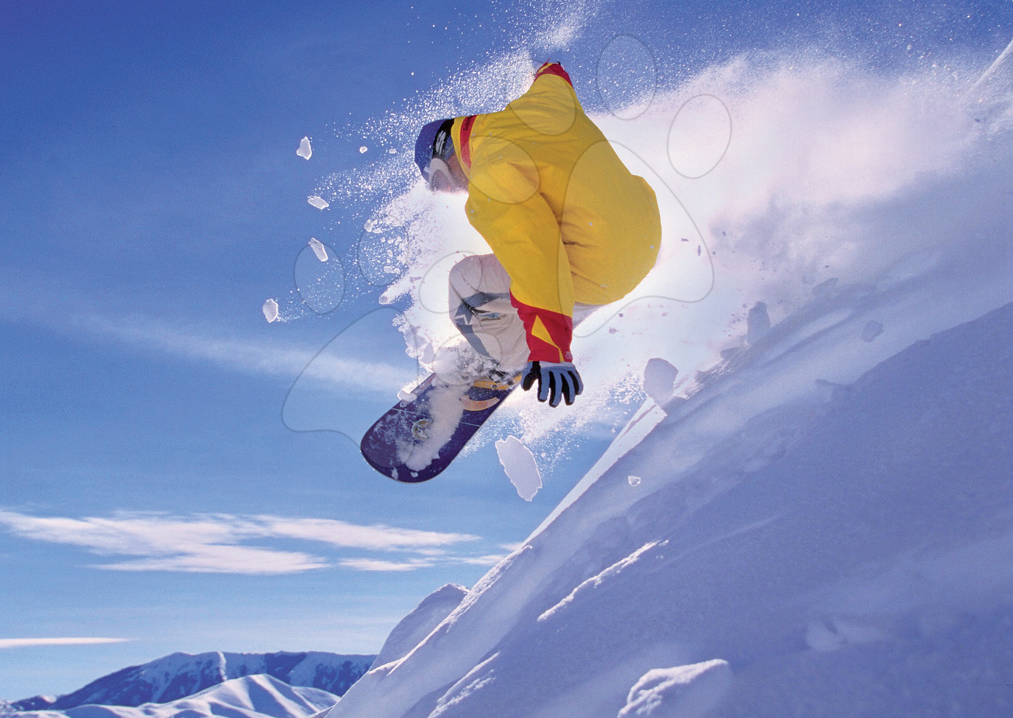 Snowboarding sport. Пазл Educa сноуборд (16273), 500 дет.. Сноуборд. Сноуборд вид спорта. Сноубордист в прыжке.