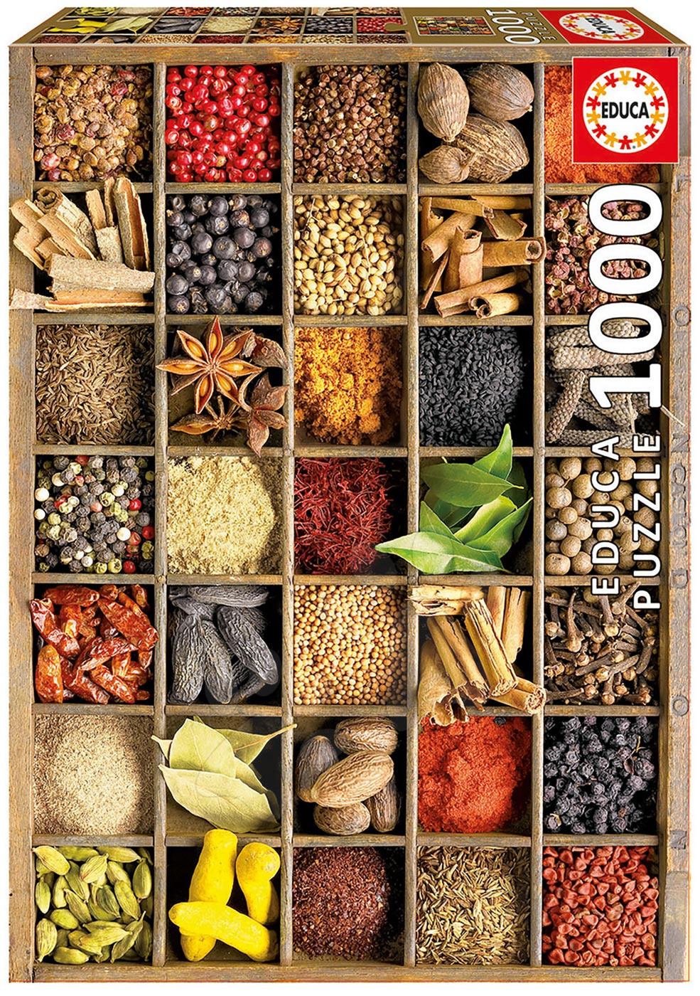 E-shop Educa Puzzle Spices 1000 dielikov 15524 farebné