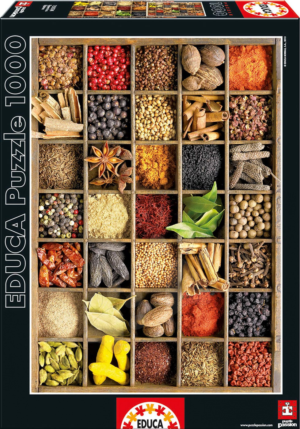 thumbnail image 2 of Puzzle World Map In Spices, 1 000 Pieces 2 of 12