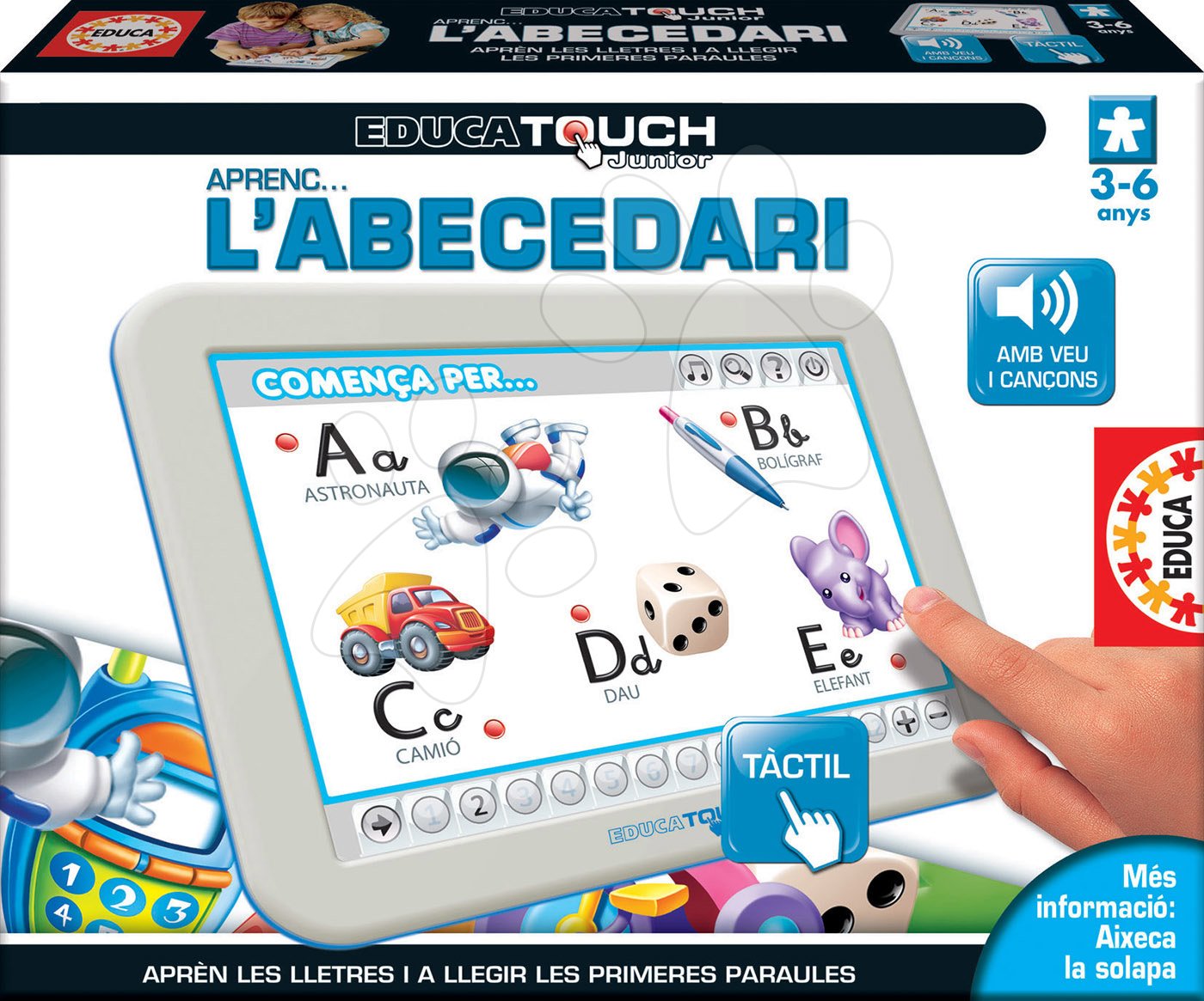 Interaktívne hračky - Tablet elektronický ABC L'Alphabet Educa pre deti od 3-6 rokov španielsky