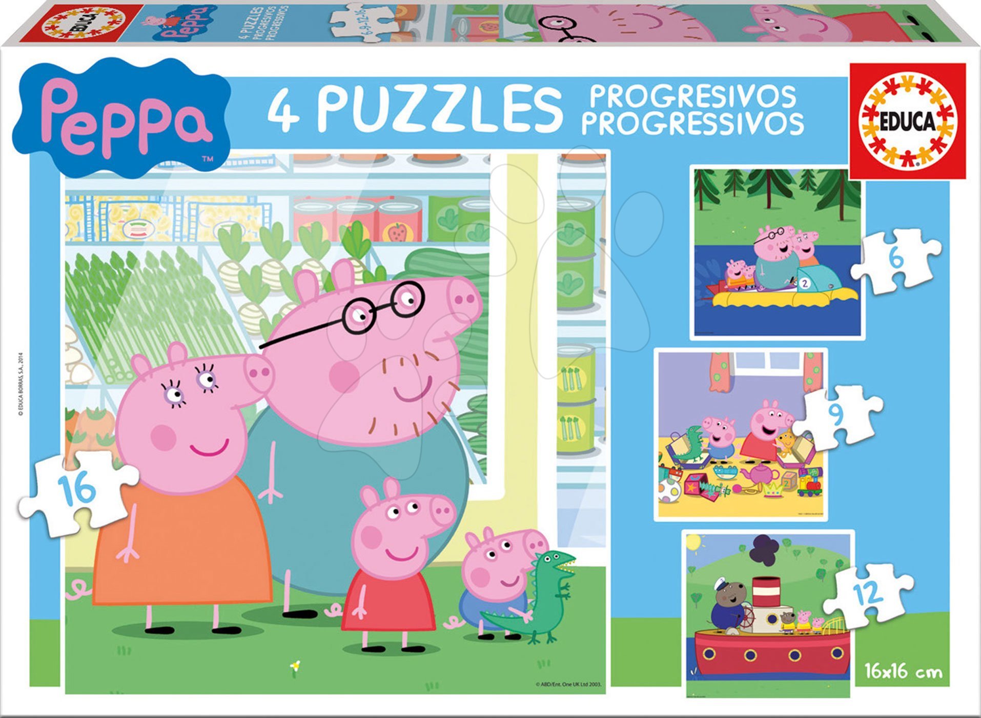 Educa detské puzzle Peppa Pig Educa 15918