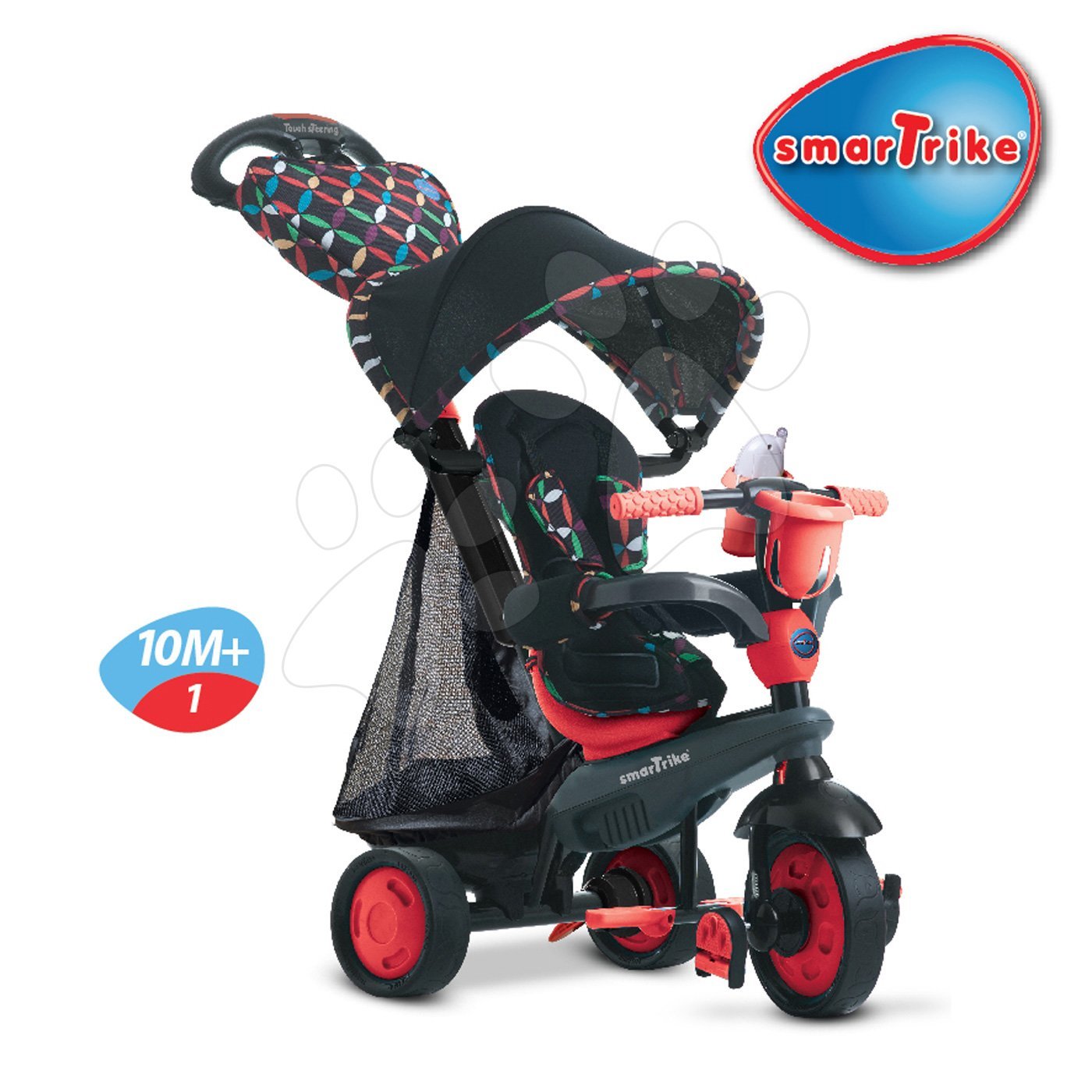 smarTrike tricikl Boutique Red Touch Steering 4u1