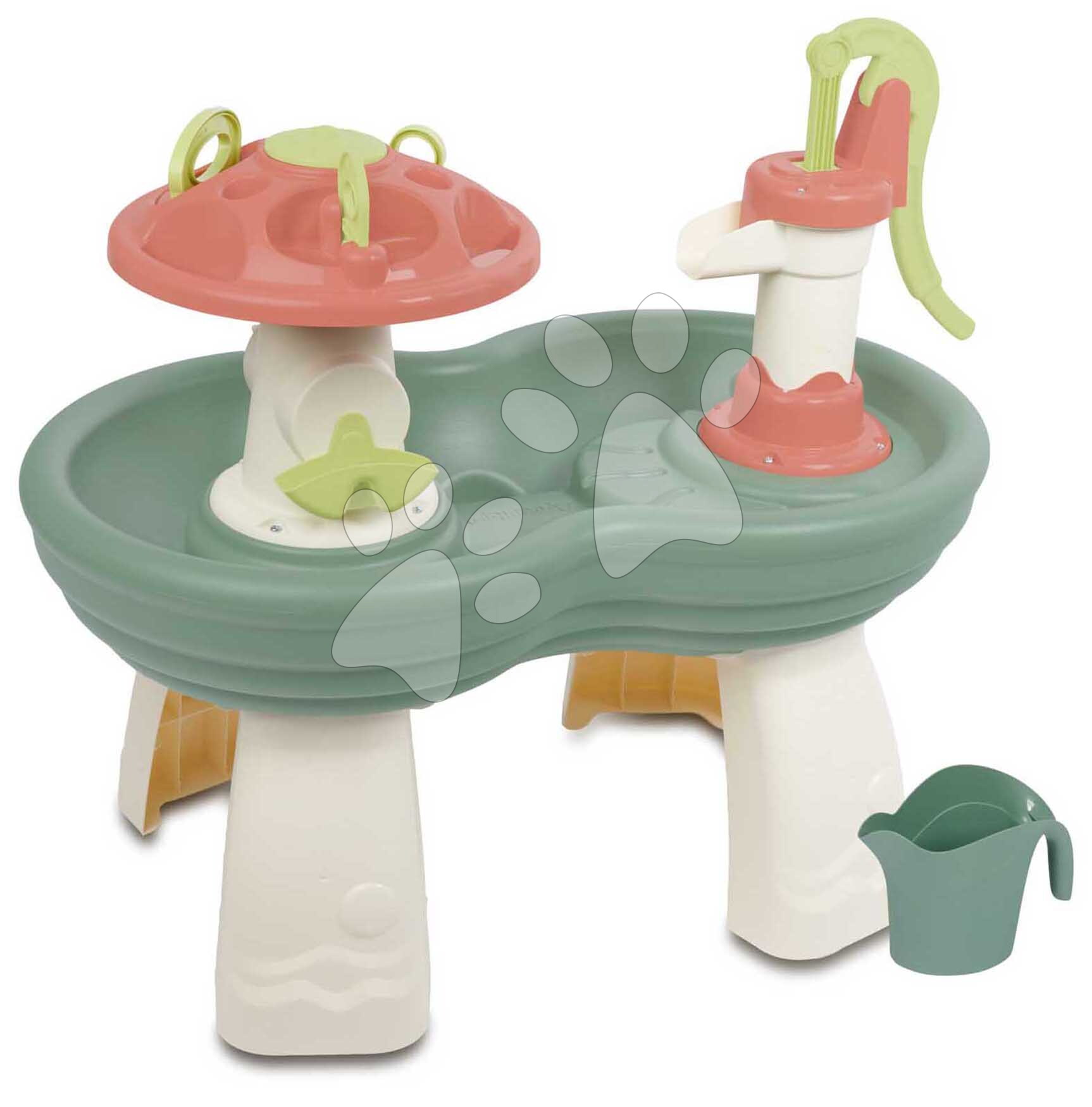 Vodná dráha stôl WaterTable Pastel AquaPlay s vodnou pumpou a vodný hríb s funkciou vodopádu a fontány od 3 rokov AQ1596