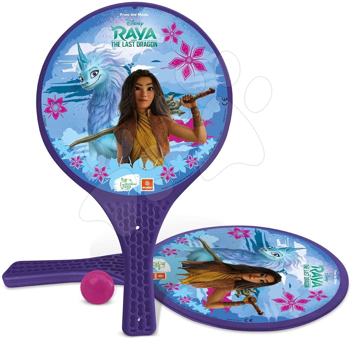 Tennis - Strandtennis Raya Mondo 2*22 cm Schläger und Ball
