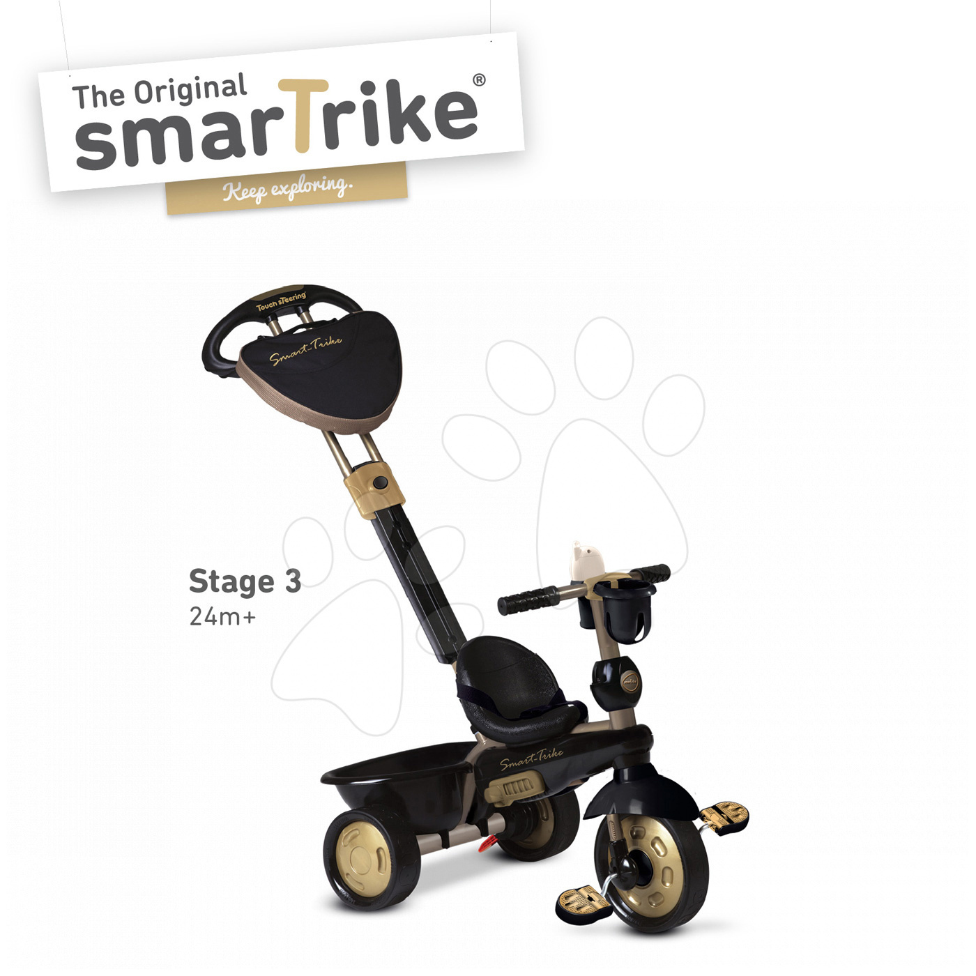 Intermediate Achievable tail Tricicletă de copii Dream Team smarTrike auriu