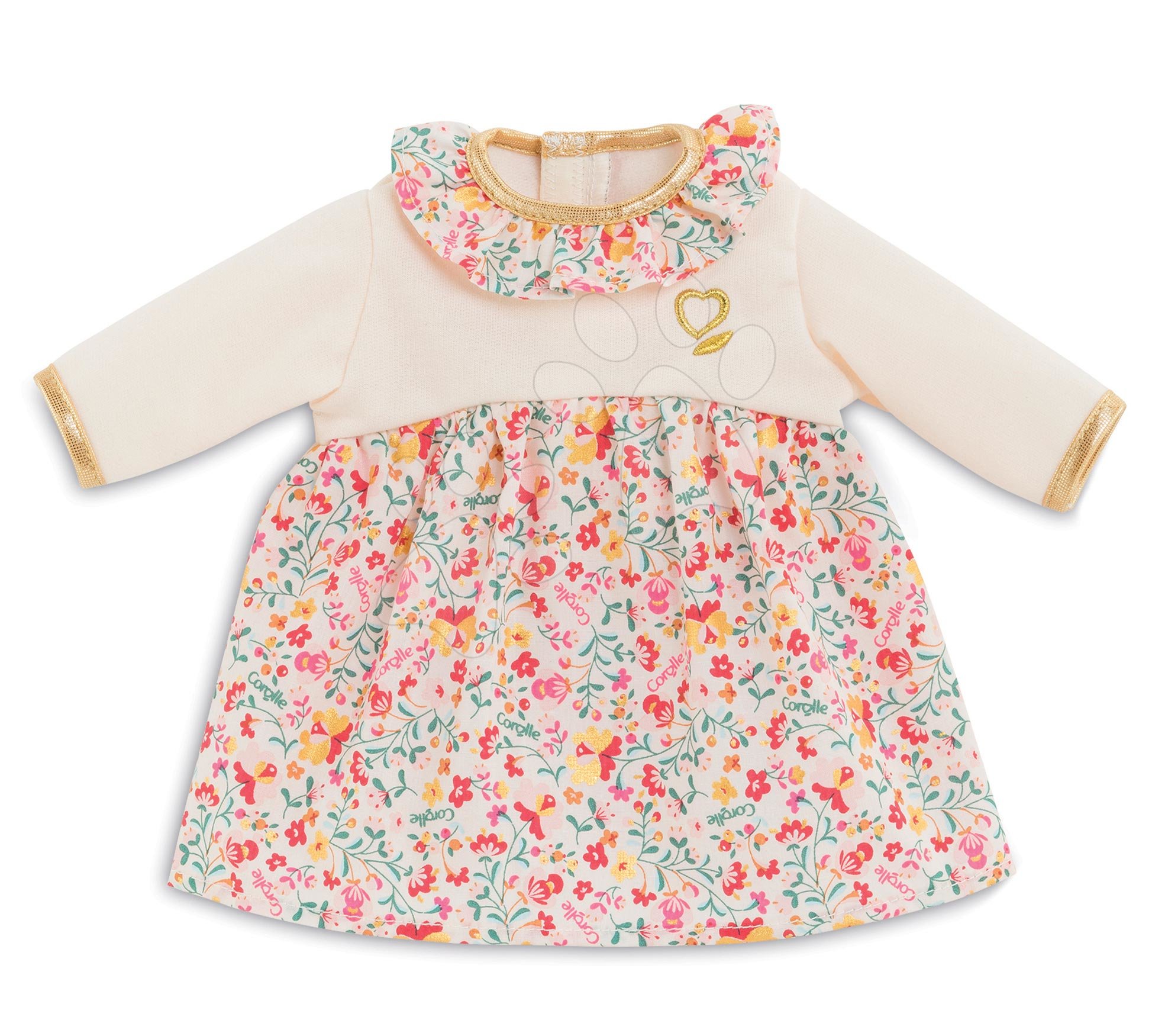 Oblečenie Dress Blossom Winter Mon Grand Poupon Corolle pre 42 cm bábiku od 24 mes