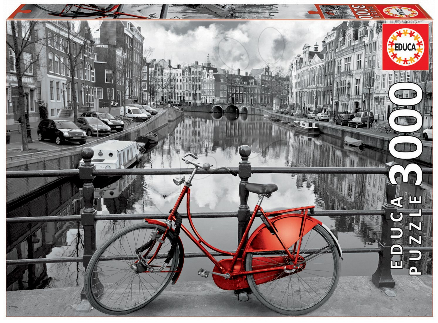 E-shop Educa Puzzle Genuine Amsterdam 3 000 dielov 16018 farebné